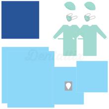 Conjunto de Teardrop Estéril de Cirurgia Dentária