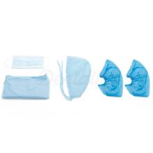 Sets Estéreis de Proteção para Médico (Bata + Touca + Mascarilla)