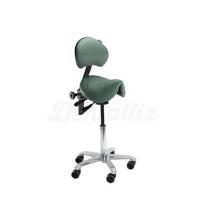 Tabouret Amazone avec dossier pour clinique (34 cm)