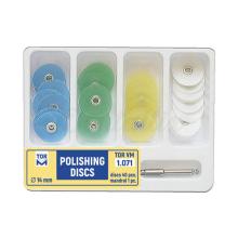 Kit di dischi abrasivi di lucidatura dentale (40 pezzi)