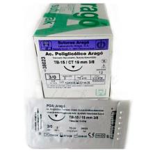 Sutura PGA TB Ácido Poliglicólico Absorbible (12 uds)