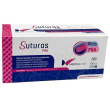 Sutura PGA Absorbible y Trenzada (12 uds)