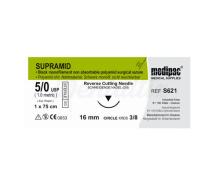 Suture SUPRAMID 75cm 3/8circ 16mm
