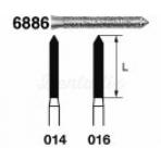 Fraise diamantée 886 Torpille FG (5 pcs)