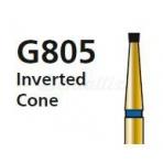 Fraise diamantée G805 pour FG cône inversé court (5 pcs)