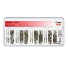 Kit di perni in titanio Unimetric C226T/08 (145 pezzi da 0,8 mm)