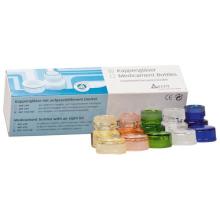 Bicchieri in vetro colorato per conservazione farmaci (3 ml)