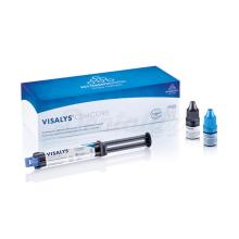 Visalys CemCore : Composite à double polymérisation avec seringue automix