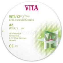 VITA YZ XT: Disco Extratranslúcido de Dióxido de Zirconio (Ø 98,4 mm)