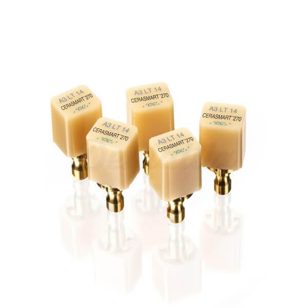Cerasmart 270: CAD/CAM Hybrid Ceramic Blocks for Cerec (5 units
